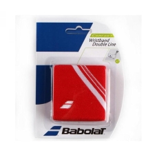 Babolat Wristband Double Line Red