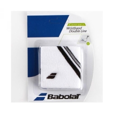 Babolat Wristband Double Line White
