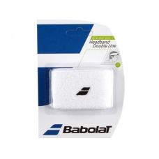 Babolat Headband Double Line White
